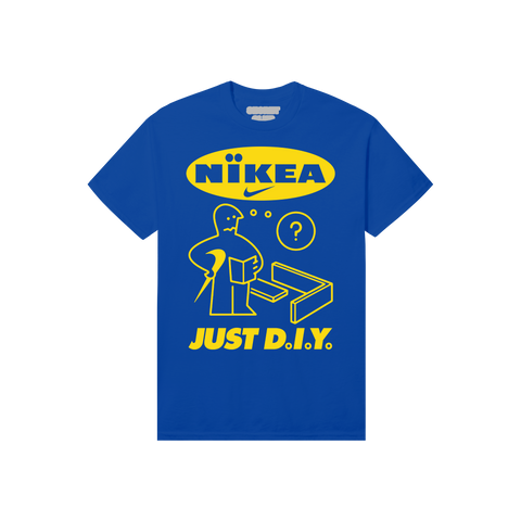 BLUE NIKEA T-SHIRT