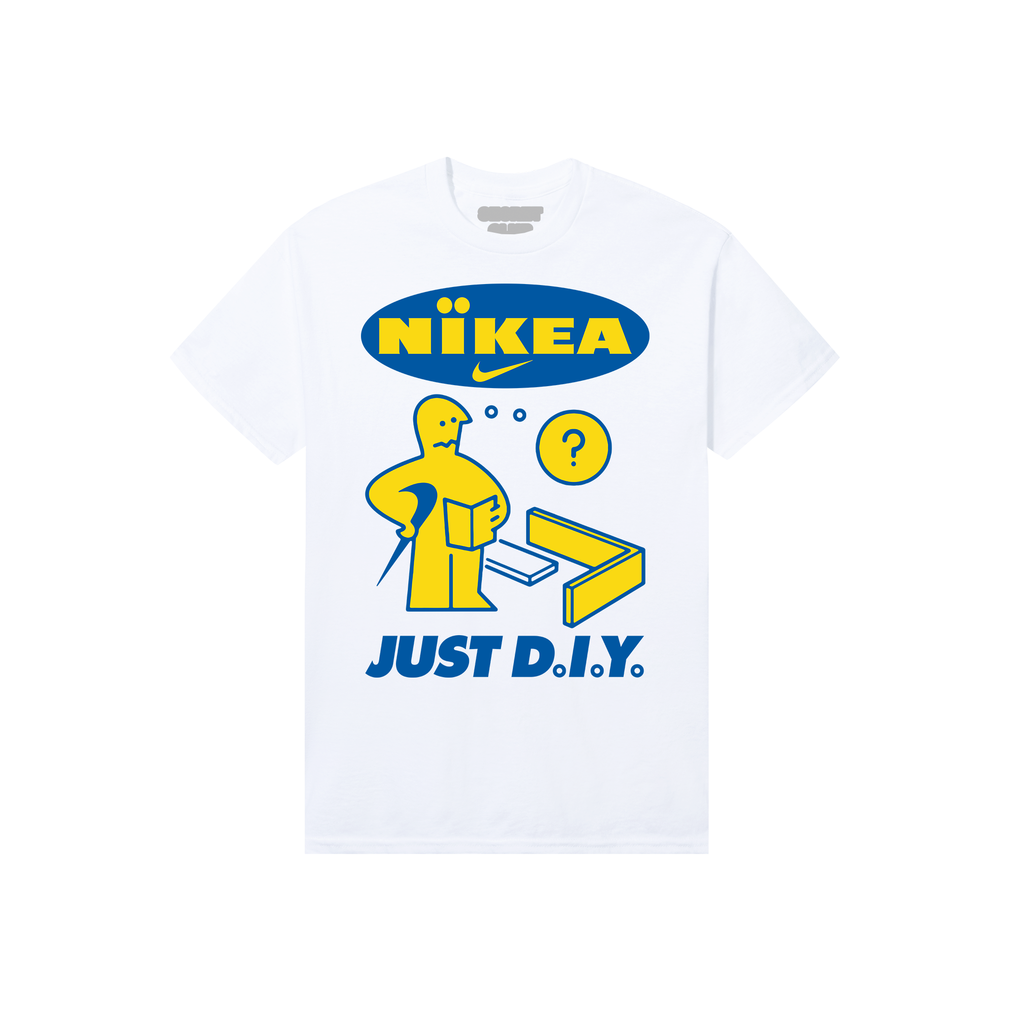 WHITE NIKEA T-SHIRT